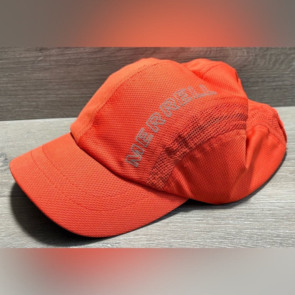 Merrell Velcro Sttap Hiking Hat Burnt Orange Color